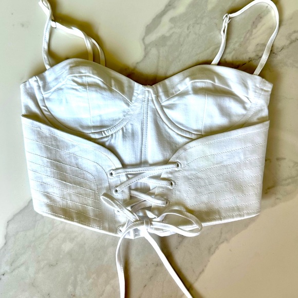 Zara Tops - Zara Bustier Crop Top